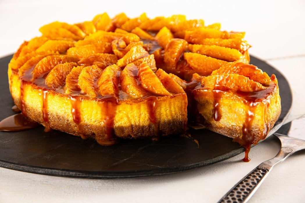 Orange & Ginger Caramel Tart